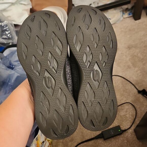 Skechers GoStep Lite Women's Gray Slip-on Shoes Size 8 - Picture 7 of 9